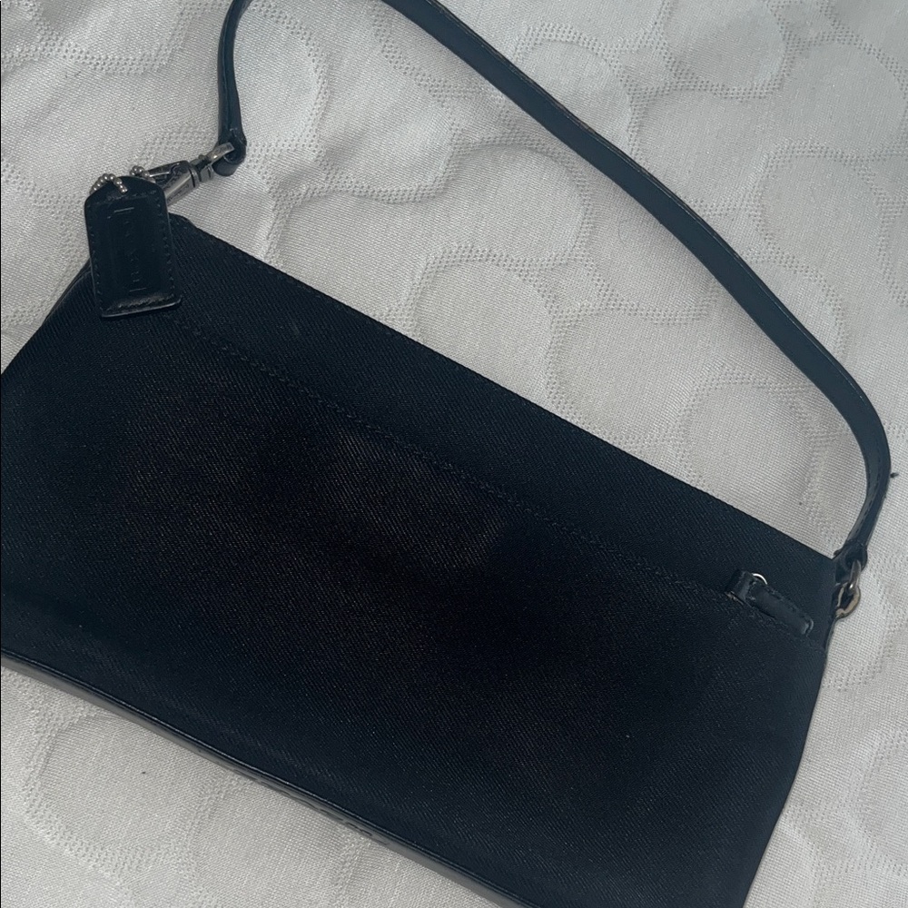 Coach Black Wristlet Clutch